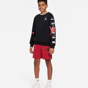 Air Jordan X Jump Man Boys NWT Gym Red Shorts Size Large (12-13yrs)